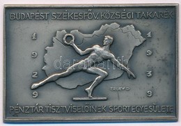 Erdey Dezső (1902-1957) 1939. "Budapest Székesfőváros Községi Takarék - Pénztártisztviselőinek Sportegyesülete" Jelzett  - Unclassified