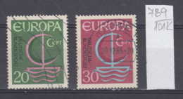 101K789 / 1966 - Michel Nr. 519-520 Used ( O )  CEPT EUROPA Stamps , Federal Republic Germany Deutschland - 1966