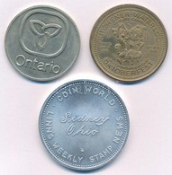 Kanada "Ontario / Ontario" Cu-Ni érem (31,5mm) + Kanada 1986. "Kitchener Waterloo Ontario-Canada $2.00 - 2 Dollár érték  - Unclassified