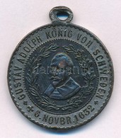 Svédország 1882. "Gusztáv Adolf Születésének 250. évfordulója" Fülezett Br Medál. Szign.: A. Schwerdt (28mm) T:2- Sweden - Non Classificati