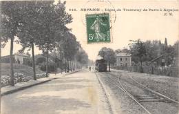 91-ARPAJON- LINGE DU TRAMWAY DE PARIS A ARPAJON - Arpajon
