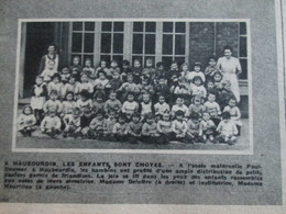 1952 HAUBOURDIN    Photo De CLASSE Ecole Maternelle PAUL DOUMER - Haubourdin