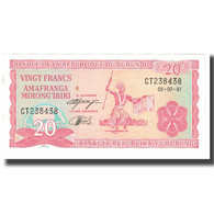 Billet, Burundi, 20 Francs, 1997, 1997-02-05, KM:27A, SUP - Burundi