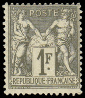 * FRANCE - Poste - 72, Très Frais: 1f. Bronze - 1876-1878 Sage (Type I)