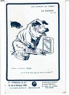 LES ANIMAUX DE " GIBBS "  LE COCHON  -  Carte Postale Publicitaire Savon,Dentifrice - Illustration Par NAM - Advertising