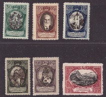 Liechtenstein, 1921 Part Set Very Lightly Hinged Mint -CS96 - Neufs