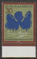 BRD 1978 MiNr.978 ** Postfr. 200.Geb. Clemens Brentano ( A2392 )günstige Versandkosten - Ungebraucht