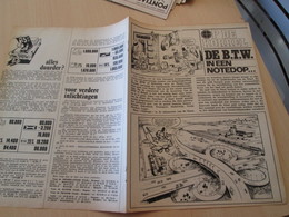 SPITIN20 Page De Revue Des Années 60/70 : LA TVA EN NEERLANDAIS  DE B.T.V. Expliquée Aux Enfants Dans Spirou - Sachbücher