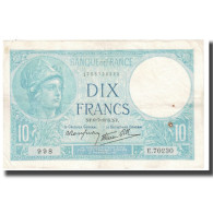 France, 10 Francs, Minerve, 1939, Platet Strohl, 1939-07-06, TTB+ - 10 F 1916-1942 ''Minerve''