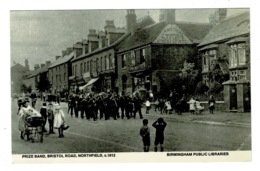 Ref 1365 - Reproduction Postcard - Prize Band - Bristol Road Northfield - Birmingham C.1912 - Birmingham
