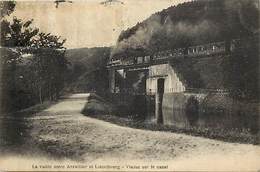 - Moselle -ref-57389- Arzwiller à Lutzelboug - Viaduc Sur Le Canal - Canaux - Viaducs - Chemin De Fer - Train - Trains - - Arzviller