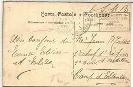 BELGICA GAND GENT 193O TP CORREO MILITAR CON MAT JUEGOS OLIMPICOS DE AMBERES DE 1920 - Verano 1920: Amberes (Anvers)