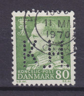 Denmark Perfin Perforé Lochung (K30) 'K.H.' A/S Københavns Handelsbank, København (2 Scans) - Abarten Und Kuriositäten