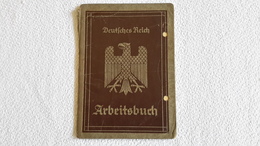 Deutsches Reich Arbeitsbuch 1935 Euskirchen Ausweis Stempel - 1939-45