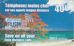 France,  FR-FOD-PRE-OT0001, Telephonez Moins Cher Sur Vos Appels Longue Distance-Verso 1, 2 Scans    Reunion - Non Classificati