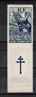 France -(1943 )  Croix De Lorraine - N° 6 Non Dentelé Neuf Ttb - War Stamps