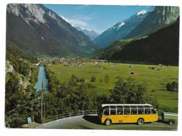 CP INNERTKIRCHEN, POSTKURS MEIRINGEN - AARESCHLUCHT, SUSTEN UND GRIMSEL, BUS AUTOBUS CAR AUTOCAR, SUISSE - Innertkirchen