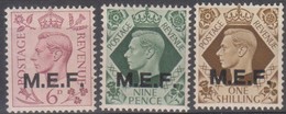 M.E.F. 1943 Selezione 3v MNH/** Vedere Scansione - Britische Bes. MeF