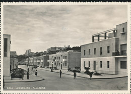 GELA - LUNGOMARE - PALAZZINE 1956 - Gela