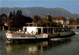 Motorschiff Stadt Solothurn - Aareschiffahrt Solothurn-Biel (1709) * 28. 8. 1992 - Autres & Non Classés