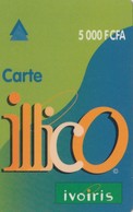Ivory Coast, CI-ILL-REF-0004B, Carte Illico (Green/Blue), 2 Scans. - Costa De Marfil