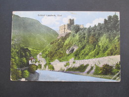 Liechtenstein Mitäufer Portomarken 1921 Österreich AK Mit Nachportomarken Der Schweiz  Und Stempel Schaan - Lettres & Documents