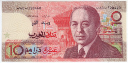 BILLET DU MAROC - 10 Dirhams 1987 - - Marocco