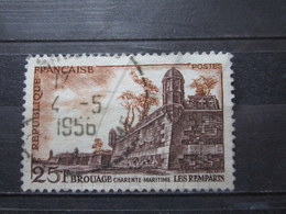 VEND BEAU TIMBRE DE FRANCE N° 1042 , CHIFFRES BLANCS !!! - Usados