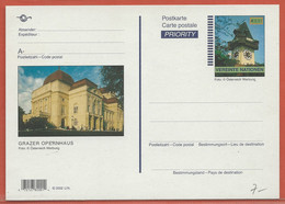 HORLOGERIE NATIONS UNIES ENTIER POSTAL DE 2002 - Horlogerie