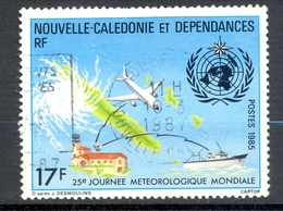 Timbre Oblitéré - NOUVELLE CALEDONIE - Journée Météorologique Mondiale - Y&T 500 - Oblitérés