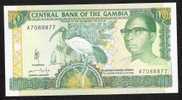 GAMBIA P13b 10  DALASIS 1991 #A  Signature 10    UNC - Gambie