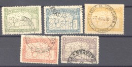 Venezuela  -  1896  :  Yv  54-58  (o) - Venezuela