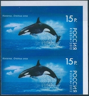 B7489 Russia Rossija Fauna Marine Life Whale Pair Colour Proof - Baleines