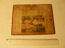 Calendrier Almanach Des Postes Et Télégraphes 1925. - Grand Format : 1921-40