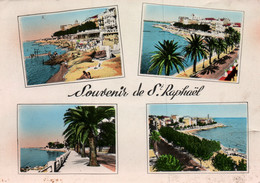 Souvenir De St Saint-Raphaël - Multivues - Editions Frank, Carte N° 746 Colorisée - Souvenir De...