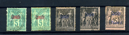 Cavalle Nº 1/1ª, 3/4 Y 6.  Año 1893-1900 - Used Stamps