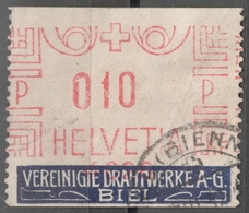 Francotype / Postmark Cancel - Vereinigte Drahtwerke AG Industry  - 1930's Switzerland - BIEL BIENNE - Autres & Non Classés