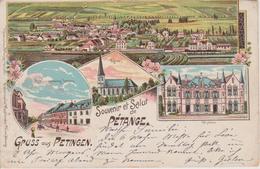 PETANGE - LITHO 4 VUES - Petingen