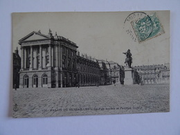 CPA 78 Palais De Versailles Cour De Marbre Et Pavillon Dufour 1907  TBE - Versailles (Château)