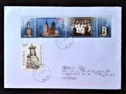Poland, Circulated Cover To Portugal « POPE JOHN PAUL II »,KATOWICE, 2012 - Lettres & Documents