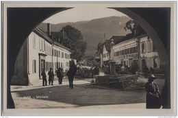 Motiers - Partie Di Village Viehmarkt Marché Du Bétail - Photo: Societe Graphique No. 4146 - Môtiers 