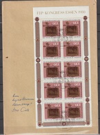 BRD FDC 1980 Nr.1065 Kleinbogen Tag Der Briefmarke Posthausschild Altheim Saar (dg 220 ) Günstige Versandkosten - 1971-1980