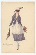 Illustrateur Bompard.femme Belle époque.mode 1900.la Parisienne - Bompard, S.