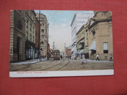 Trolley On Market Street Paterson  New Jersey      Ref 4108 - Paterson