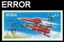 DUBAI 1964 Space Rocket Ranger 1 2NP ERROR:OVPT:2 INV:1 - Etats-Unis