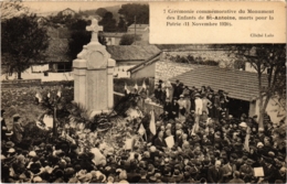 CPA MARSEILLE St-ANTOINE Ceremonie Commem. Du Monument Des Enfants (985637) - Quartiers Nord, Le Merlan, Saint Antoine