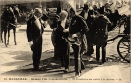 CPA MARSEILLE - Grande Fete Presidentielle Le President A Son (985705) - Weltausstellung Elektrizität 1908 U.a.