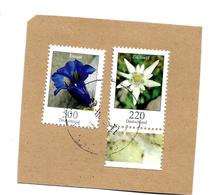 BRD 240 / Blumen, Nominalwert 7,20 Euro (Enzian + Edelweiss) Auf Fragment Von 2020 - Gebraucht