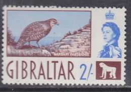Gibraltar N° 155 X Partie De Série Elisabeth II Et Sujets Divers : 2 S. Outremer Et Brun-lilas Trace De Charnière, TB - Gibraltar