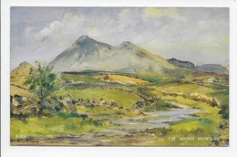 THE MOURNE MOUNTAINS - Artist W.J. Burroughs - Art Colour  A.1552 - Down